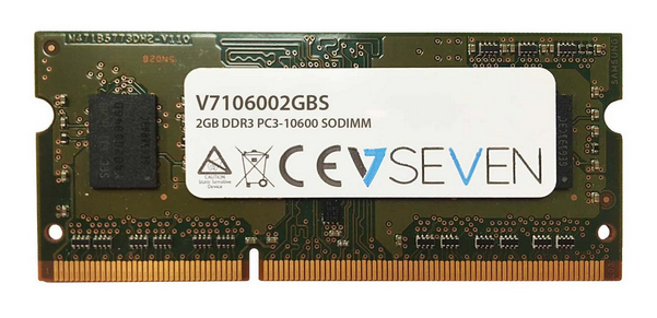 Memory 2GB DDR3 1333MHz Cl9 So DIMM Pc3-10600 (v7106002gbs)