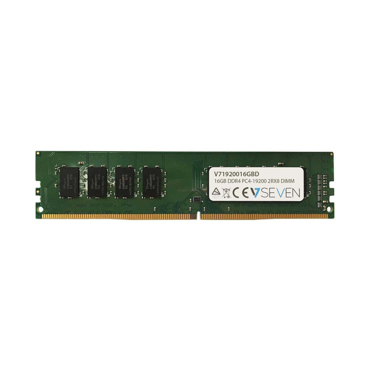 Memory 16GB Ddr4 2400MHz Cl17 DIMM Pc4-19200 1.2v