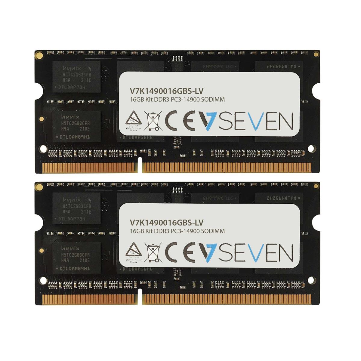 Memory 2x8GB Kit DDR3 1866MHz Cl13 So DIMM Pc3l-14900 1.35v
