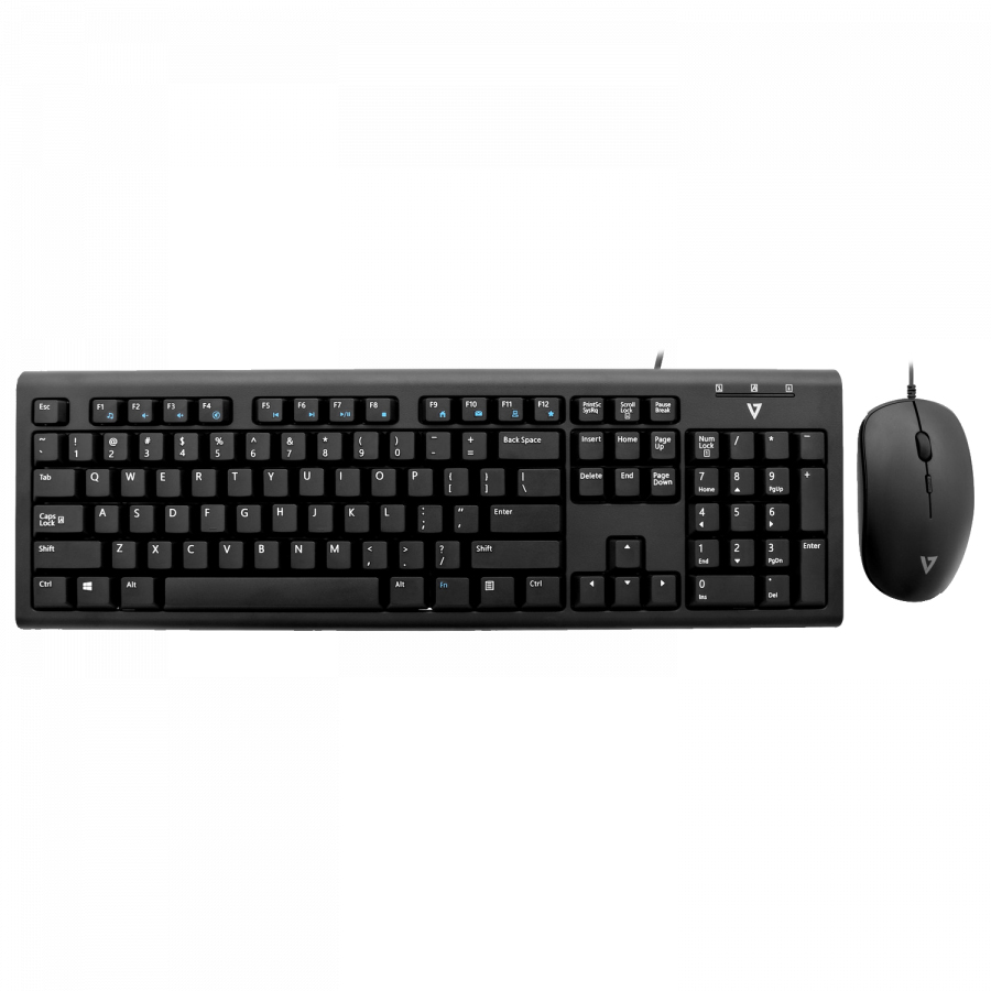 Keyboard Mouse Desktop Cku200 USB Spanish Layout Ps2 Adapter