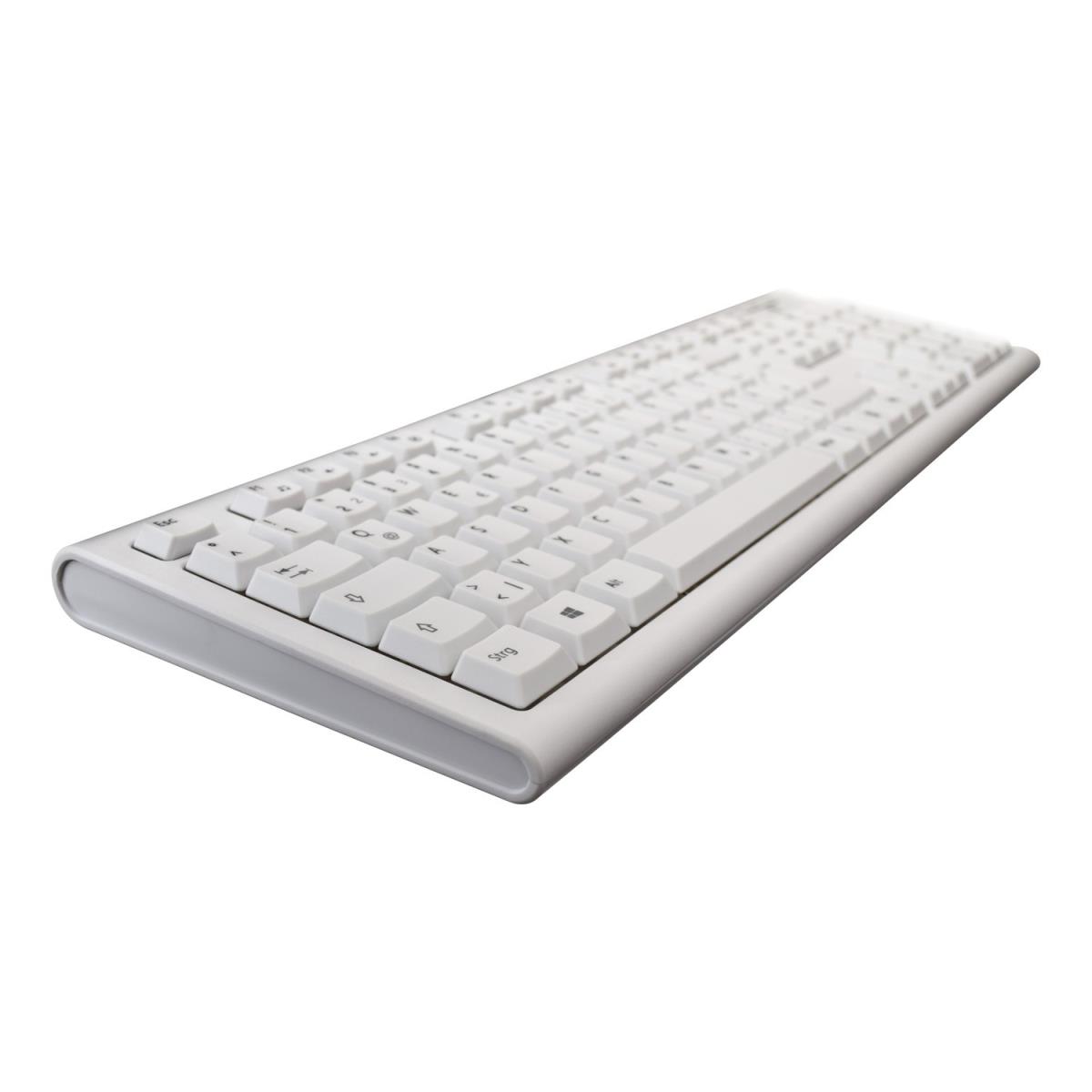 USB Wired Keyboard - White - Qwerty