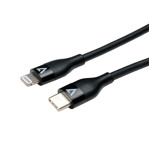 Data And Power Cable - USB-c To Lightning - 1m Black