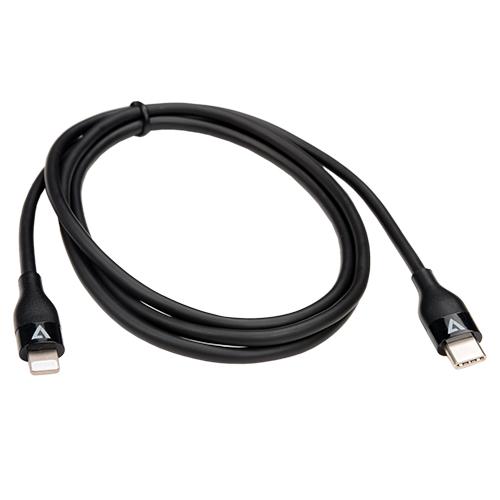 Data And Power Cable - USB-c To Lightning - 1m Black