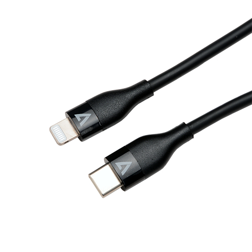 Data And Power Cable - USB-c To Lightning - 1m Black