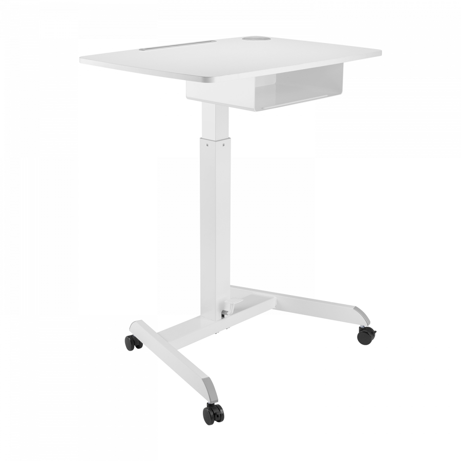 Dtm3sd Height Adjustable Sit Stand Student Desk 80x56x75cm Gas Spring Drawer