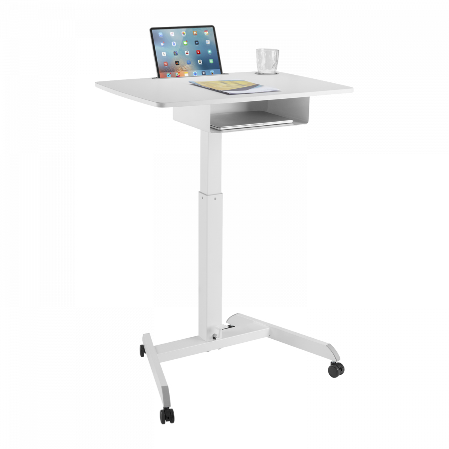 Dtm3sd Height Adjustable Sit Stand Student Desk 80x56x75cm Gas Spring Drawer