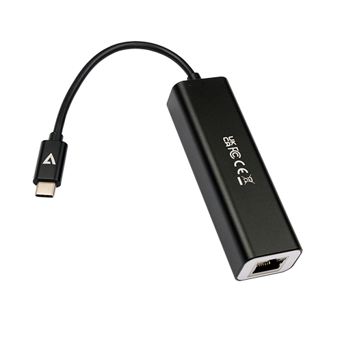 Gigabit Ethernet Adapter USB-c Male To USB A Female X 3 Rj45 Black