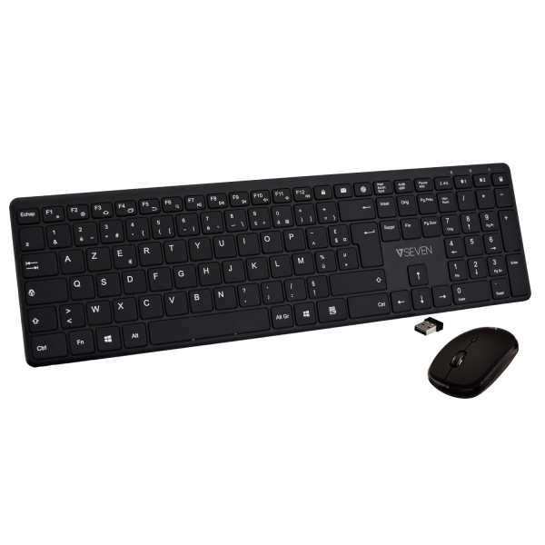 Slim Keyboard Mouse Combo - Ckw550frbt - Bluetooth - French Azerty
