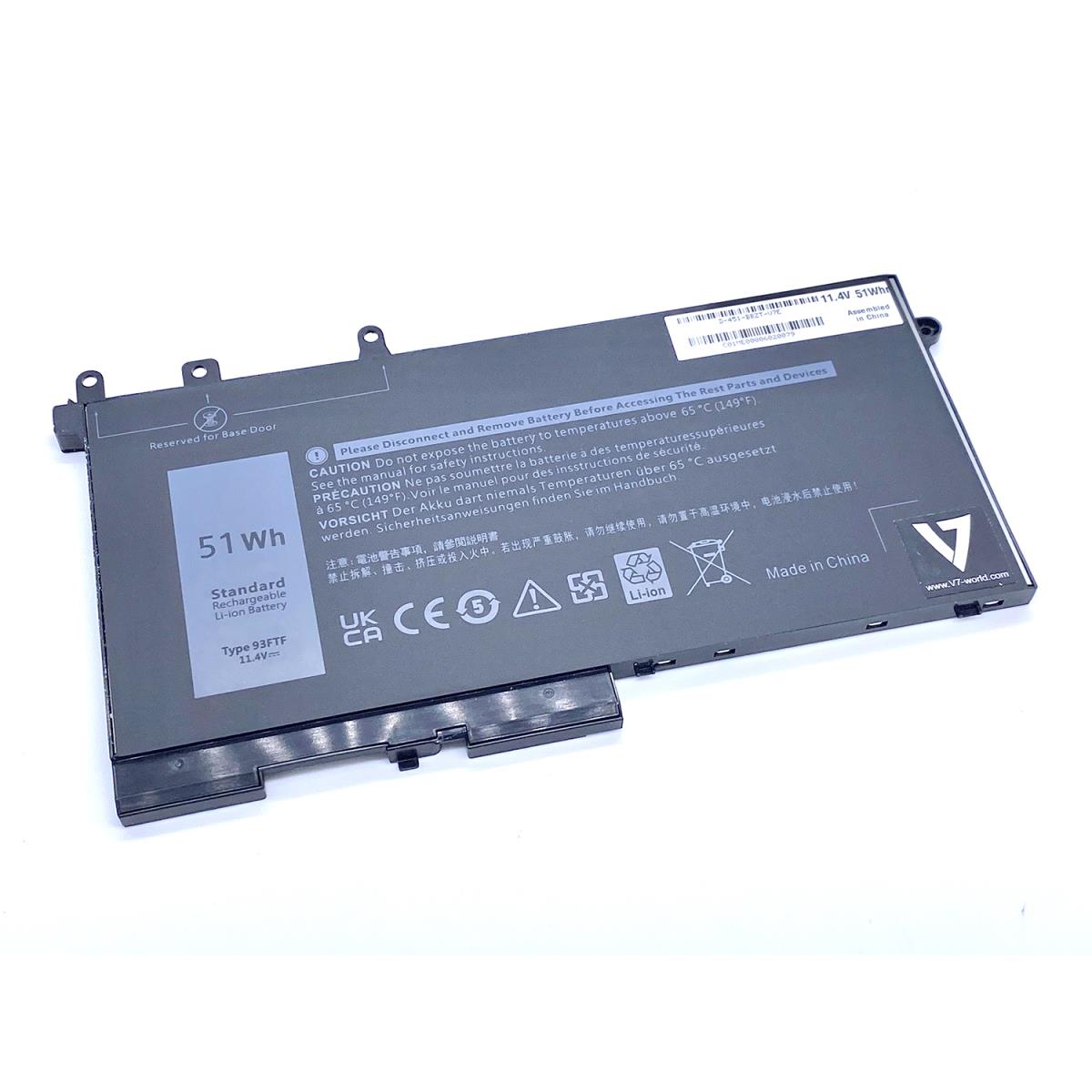 Replacement Battery - Lithium-ion - D-451-bbzt-v7e For Selected Dell Notebooks