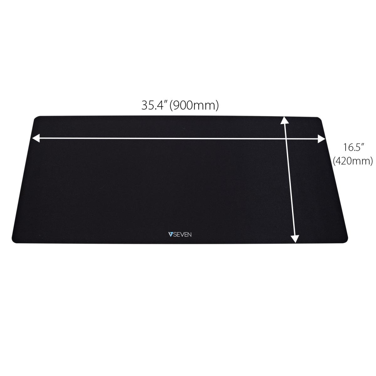 Mp04blk Xl Antimicrobial Desk Mat Mouse Pad 90 X 42 X 3 Cm
