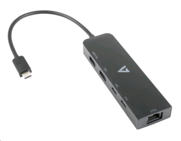 Ethernet Adapter 2.5g USB-c Male To USB A Female X 2 Black