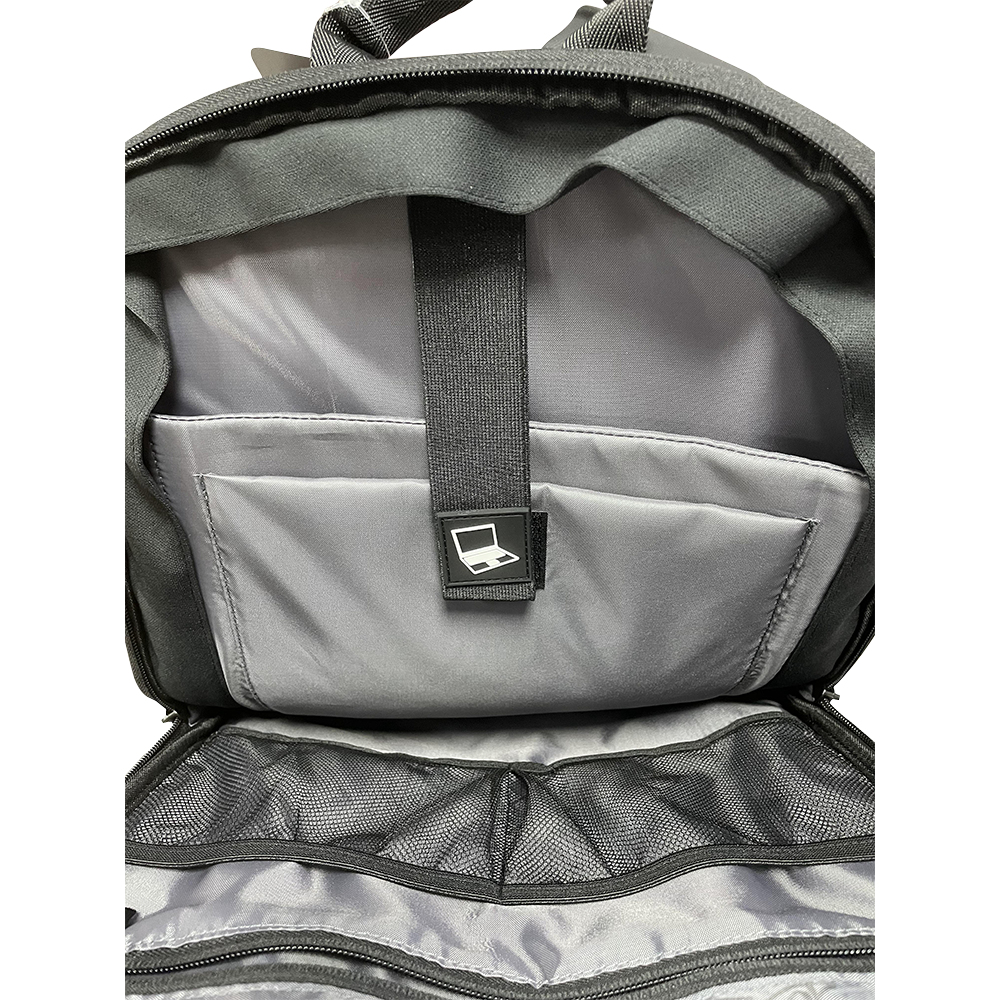 16in Expandable Slim Eco-friendly Notebook Backpack - Black