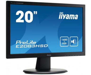 Desktop Monitor - ProLite E2083HSD-B1 - 20in - 1600x900 - Black