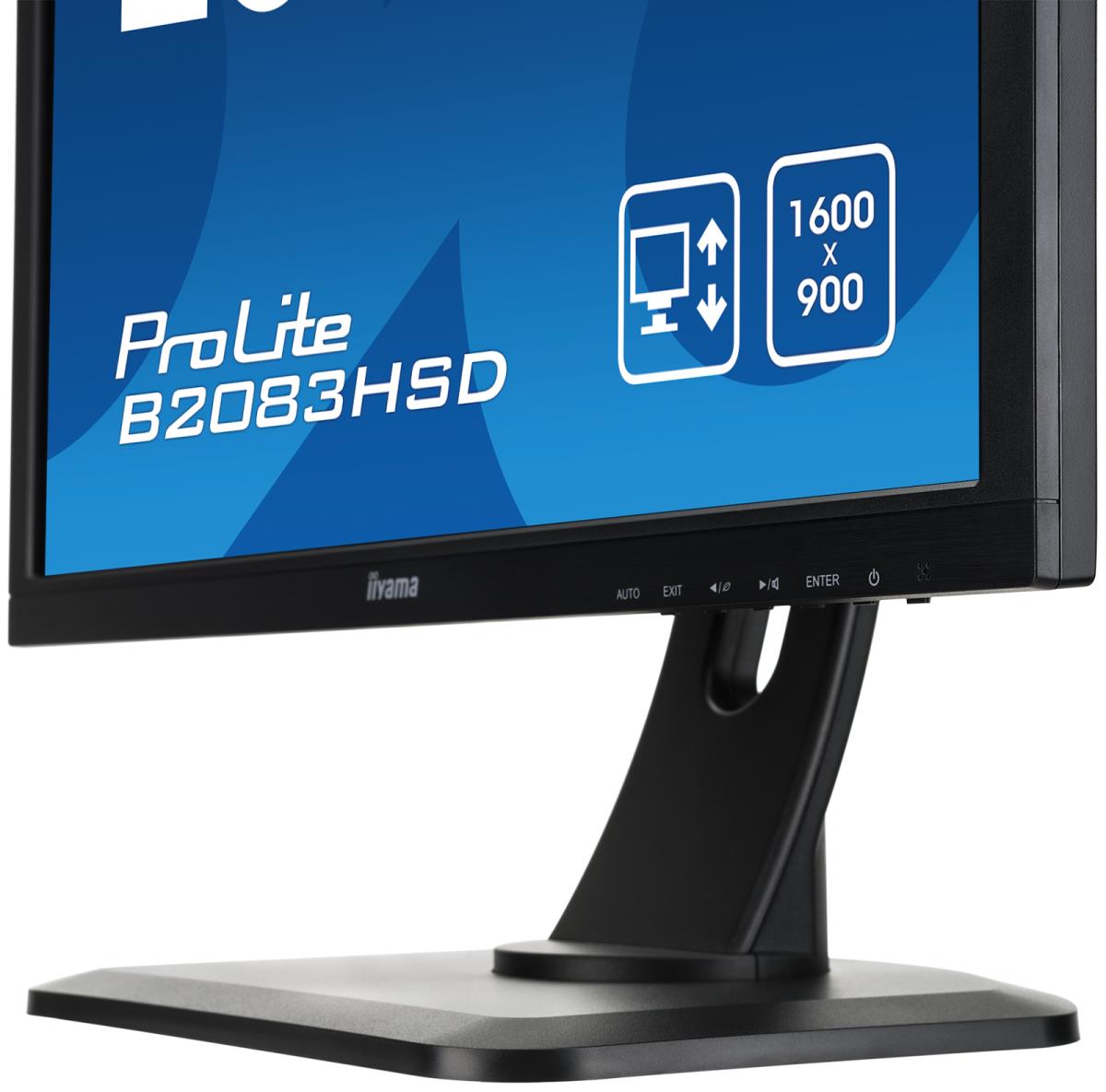 Desktop Monitor - ProLite B2083HSD-B1 - 20in - 1600x900 - Black
