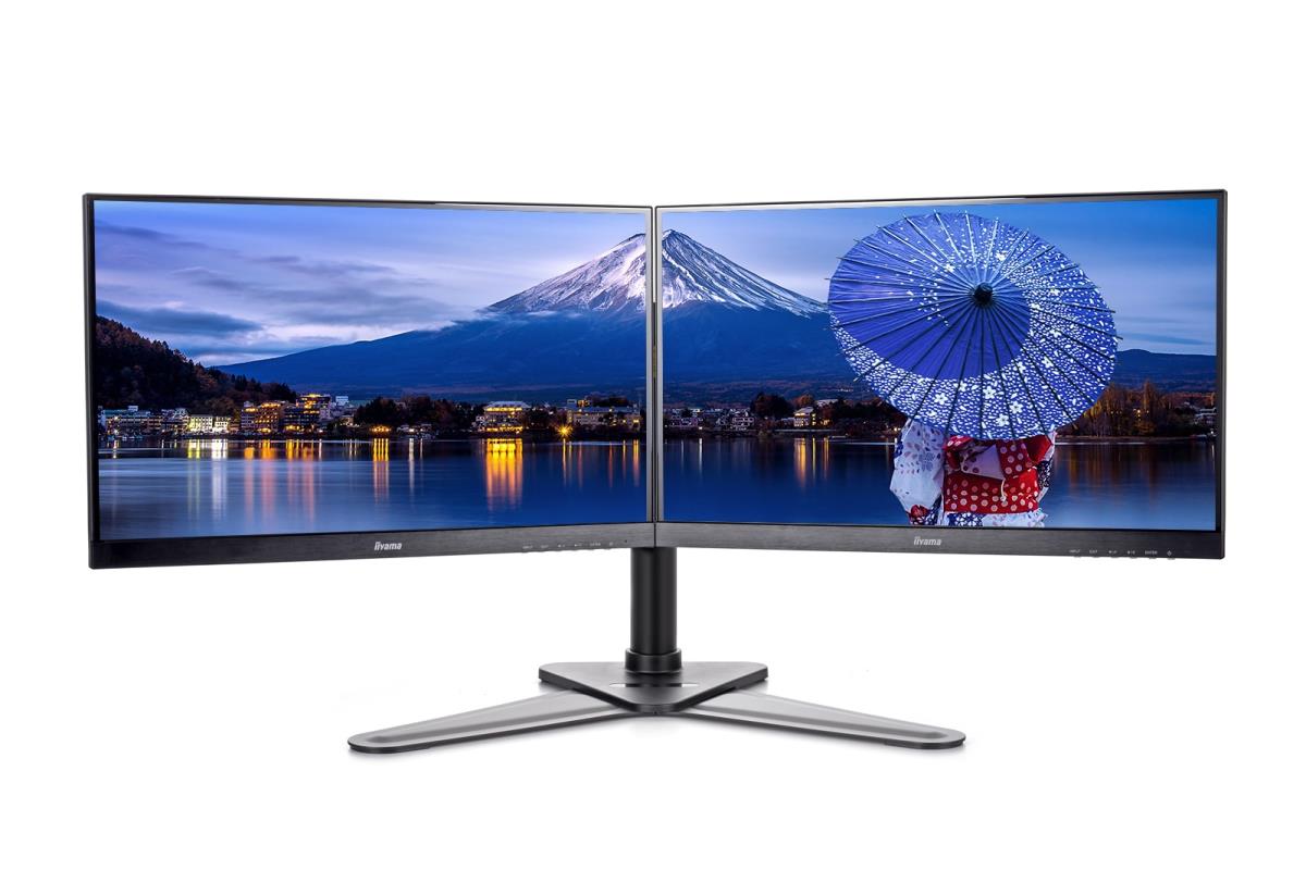 Adjustable Dual Desk Stand DS1002D-B1/ Black