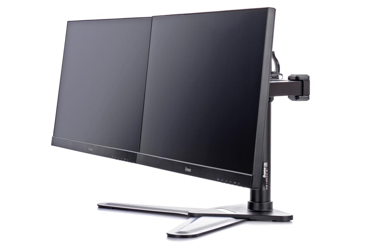 Adjustable Dual Desk Stand DS1002D-B1/ Black