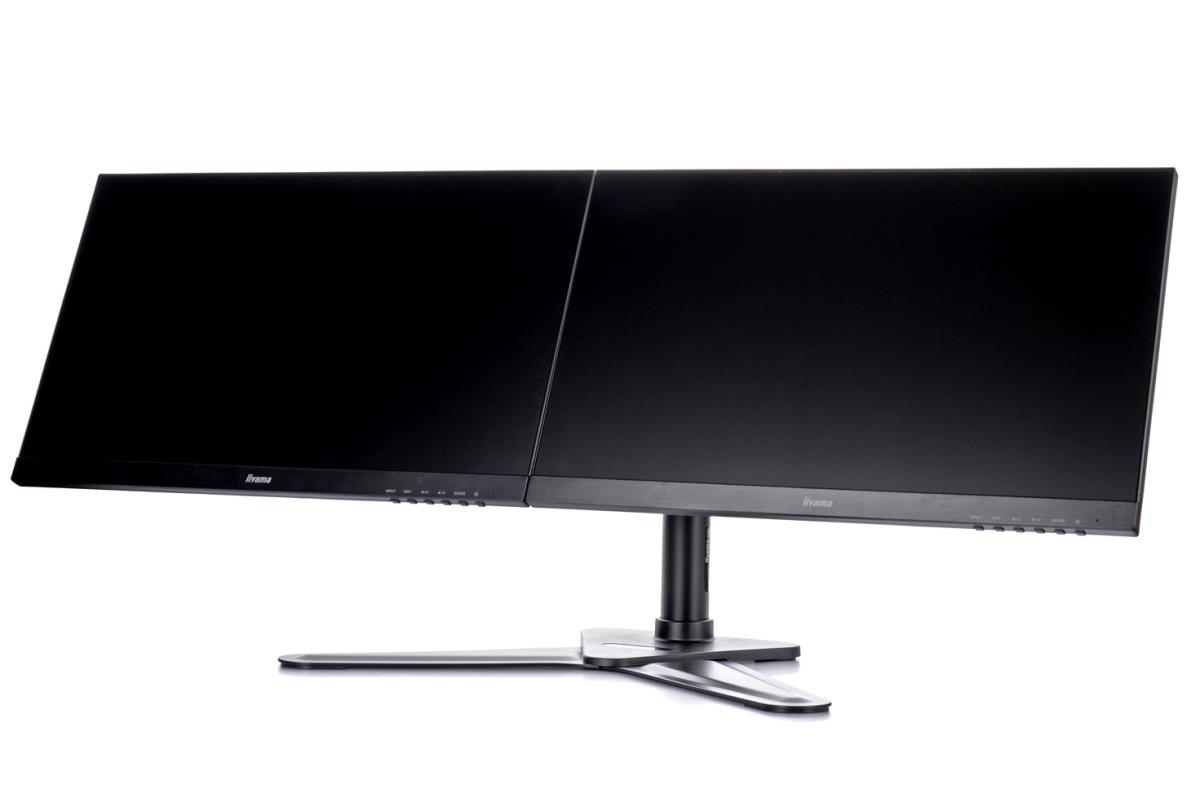 Adjustable Dual Desk Stand DS1002D-B1/ Black