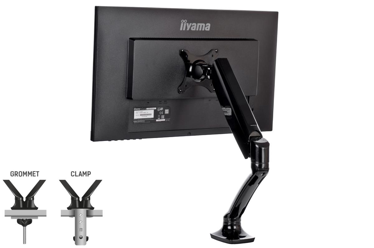 Gas Spring Desk Mount For Desktop Monitor (DS3001C-B1)
