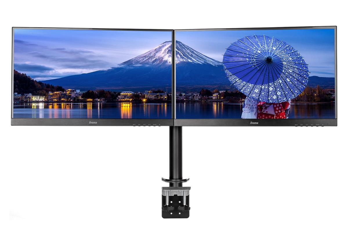 Dual Screen Desk Mounting DS1002C-B1/ Black