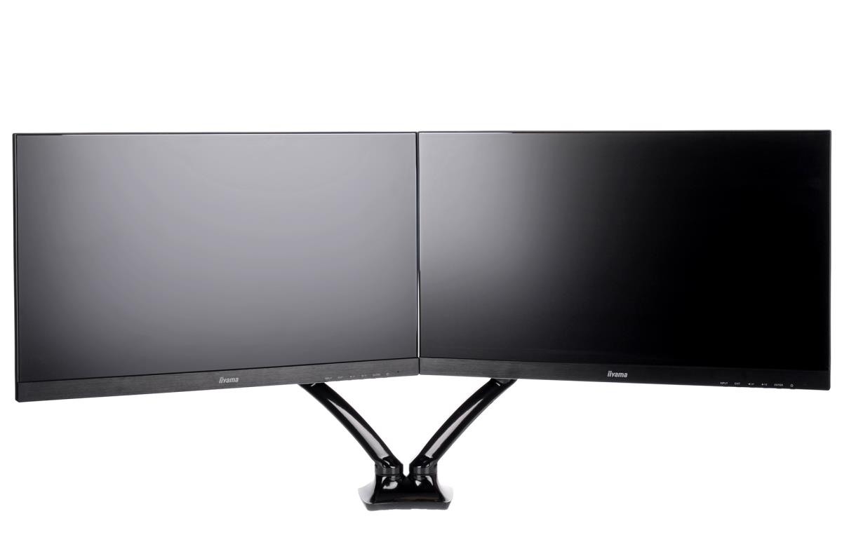 Dual Gas Spring Desk Mounting Arm DS3002C-B1/ Black