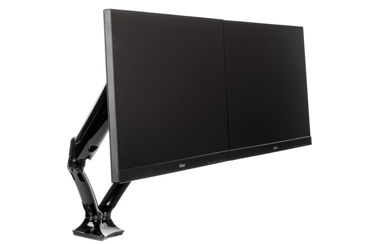Dual Gas Spring Desk Mounting Arm DS3002C-B1/ Black