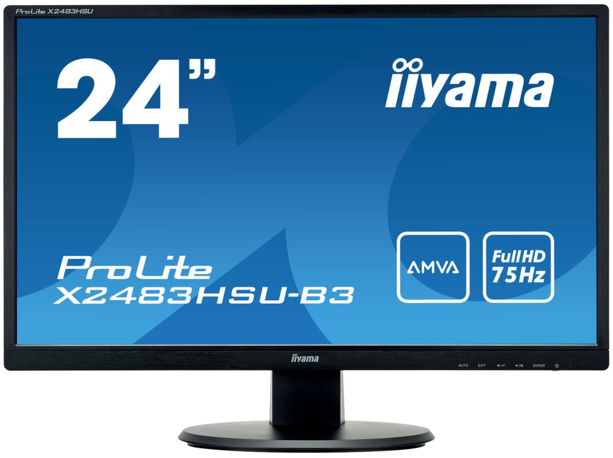 Desktop Monitor - ProLite X2483HSU-B3 - 24in - 1920x1080 (FHD) - Black