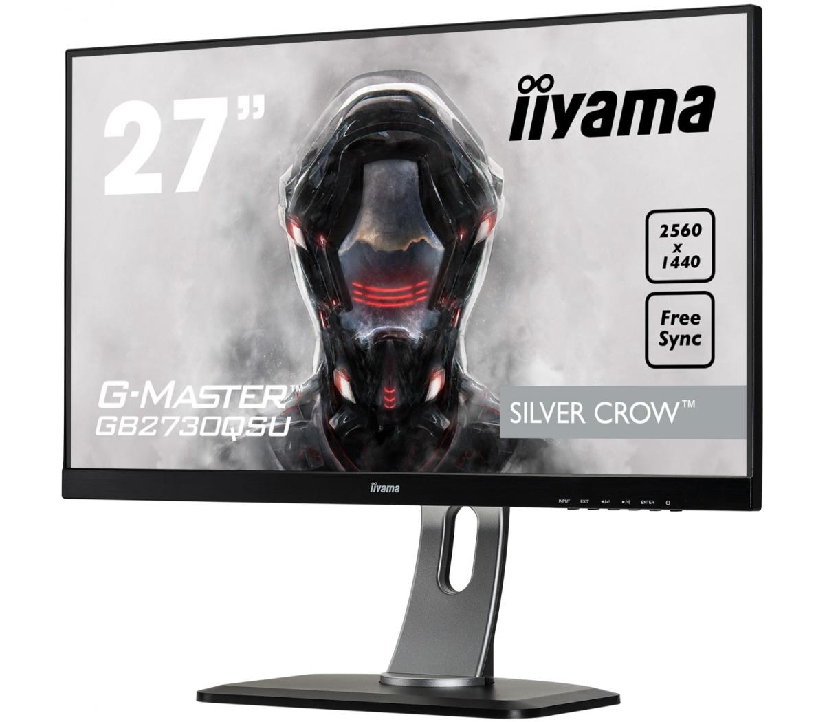 Desktop Monitor - G-MASTER GB2730QSU-B1 - 27in - 2560x1440 (WQHD) - Black