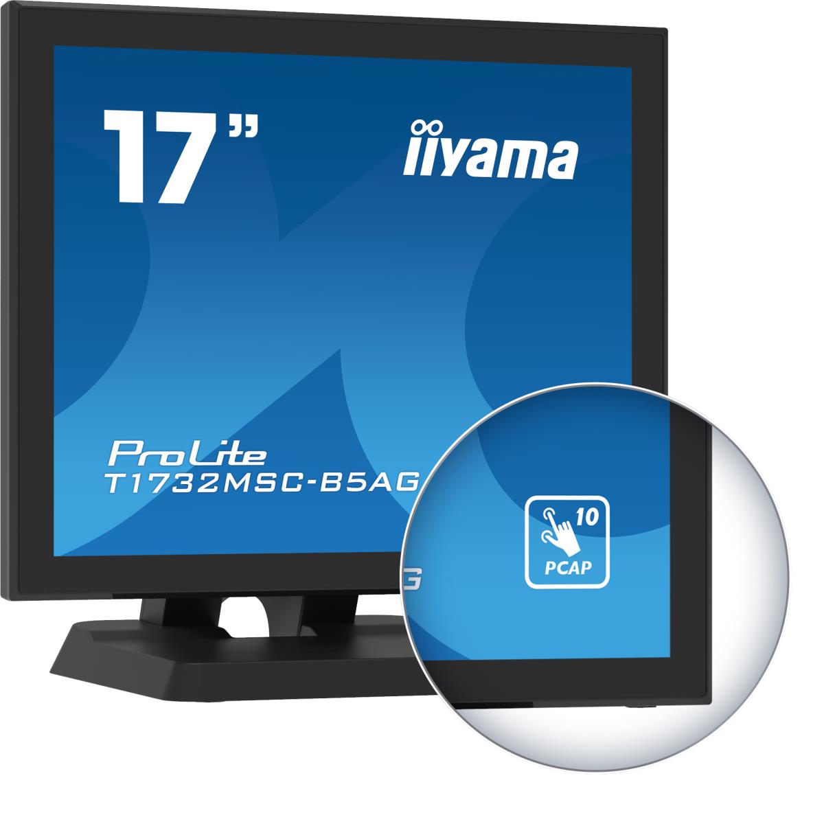 Touch Monitor - ProLite T1732MSC-B5AG - 17in - 1280x1024 (SXGA) - Black