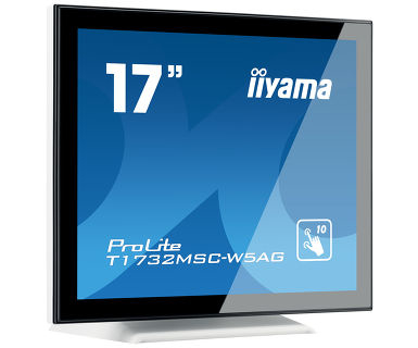 Touch Monitor - ProLite T1732MSC-W5AG - 17in - 1280x1024 (SXGA) - White