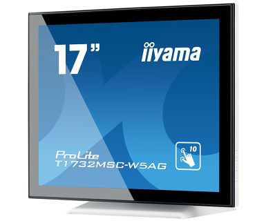 Touch Monitor - ProLite T1732MSC-W5AG - 17in - 1280x1024 (SXGA) - White