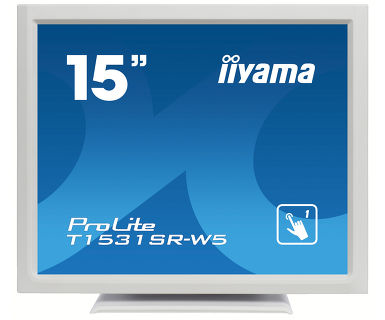 Touch Monitor - ProLite T1531SR-W5 - 15in - 1024x768 (XGA) - White