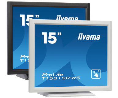 Touch Monitor - ProLite T1531SR-W5 - 15in - 1024x768 (XGA) - White