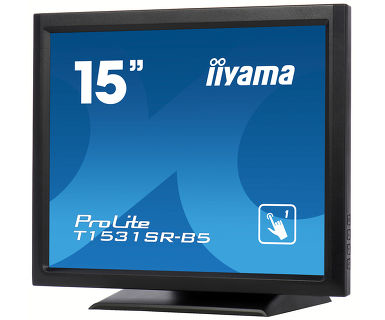 Touch Monitor - ProLite T1531SR-B5 - 15in - 1024x768 (XGA) - Black