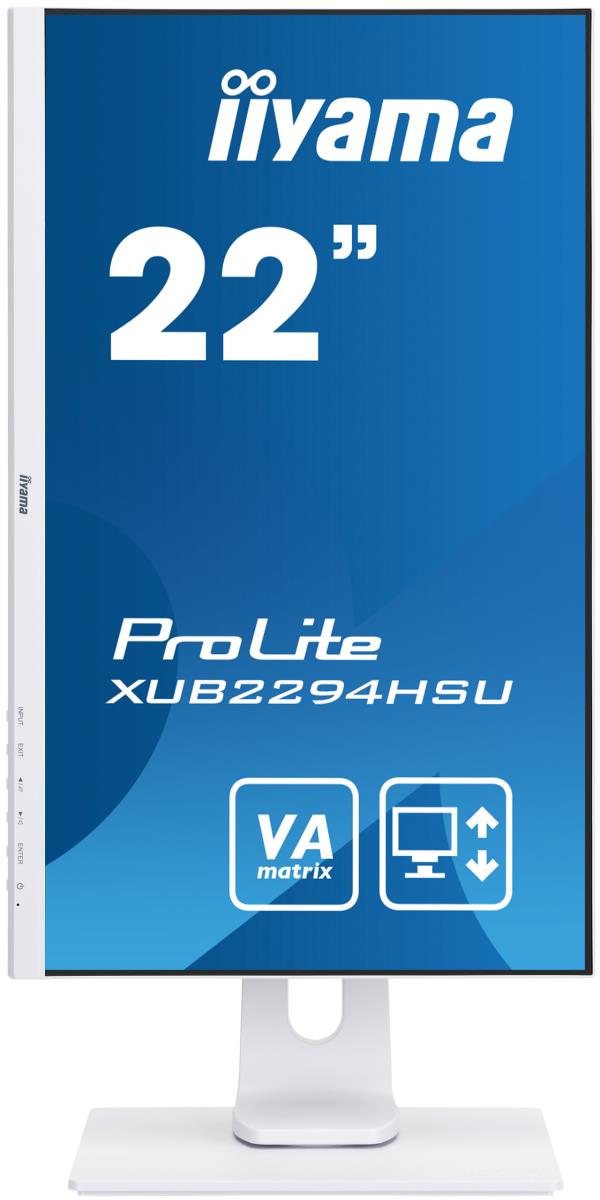 Desktop Monitor - ProLite XUB2294HSU-W1 - 22in - 1920x1080 (FHD) - White