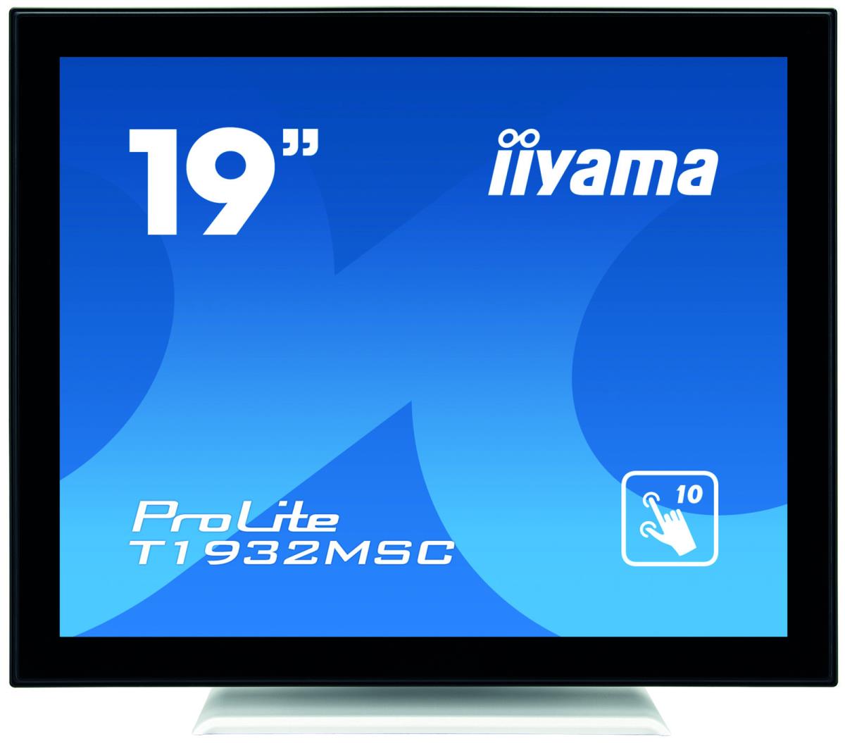 Touch Monitor - ProLite T1932MSC-W5AG - 19in - 1280x1024 (SXGA) - White