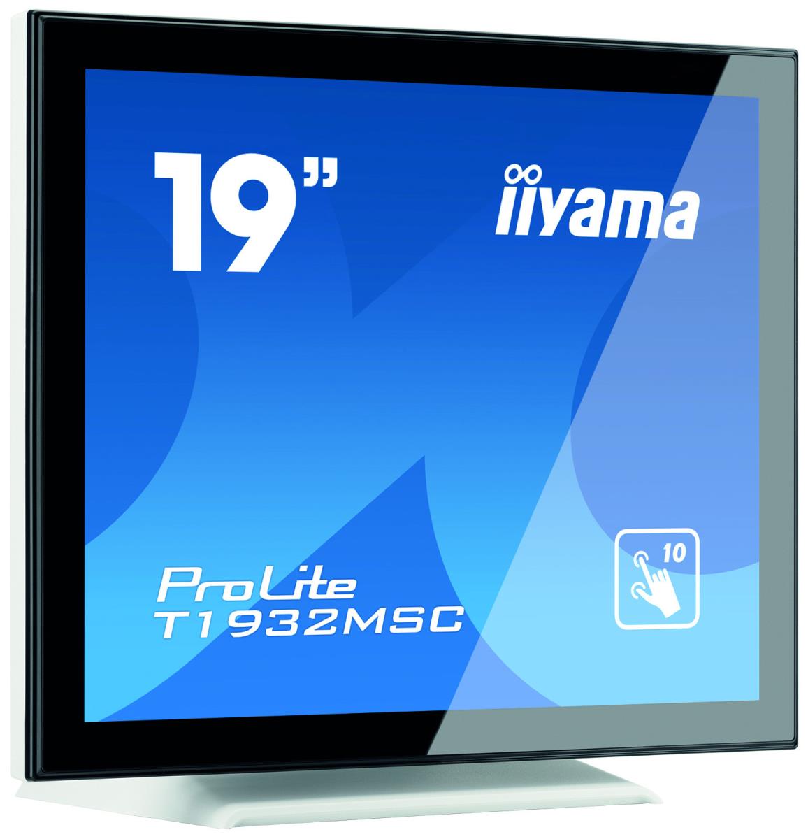 Touch Monitor - ProLite T1932MSC-W5AG - 19in - 1280x1024 (SXGA) - White