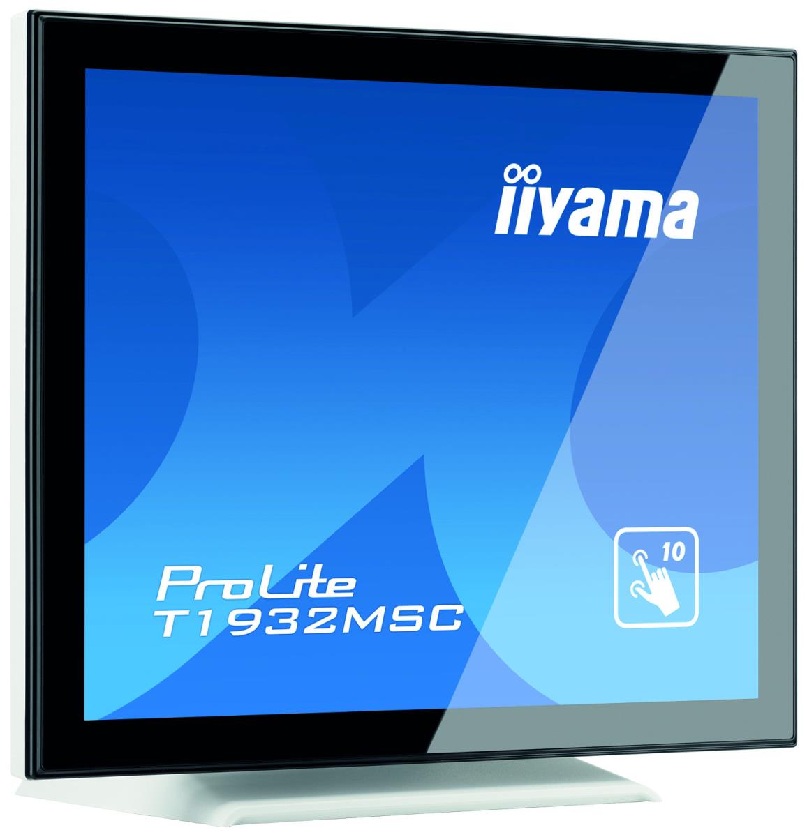 Touch Monitor - ProLite T1932MSC-W5AG - 19in - 1280x1024 (SXGA) - White