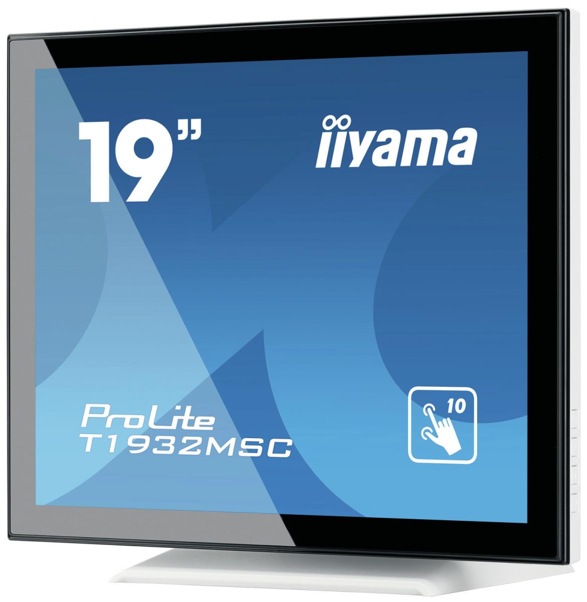 Touch Monitor - ProLite T1932MSC-W5AG - 19in - 1280x1024 (SXGA) - White