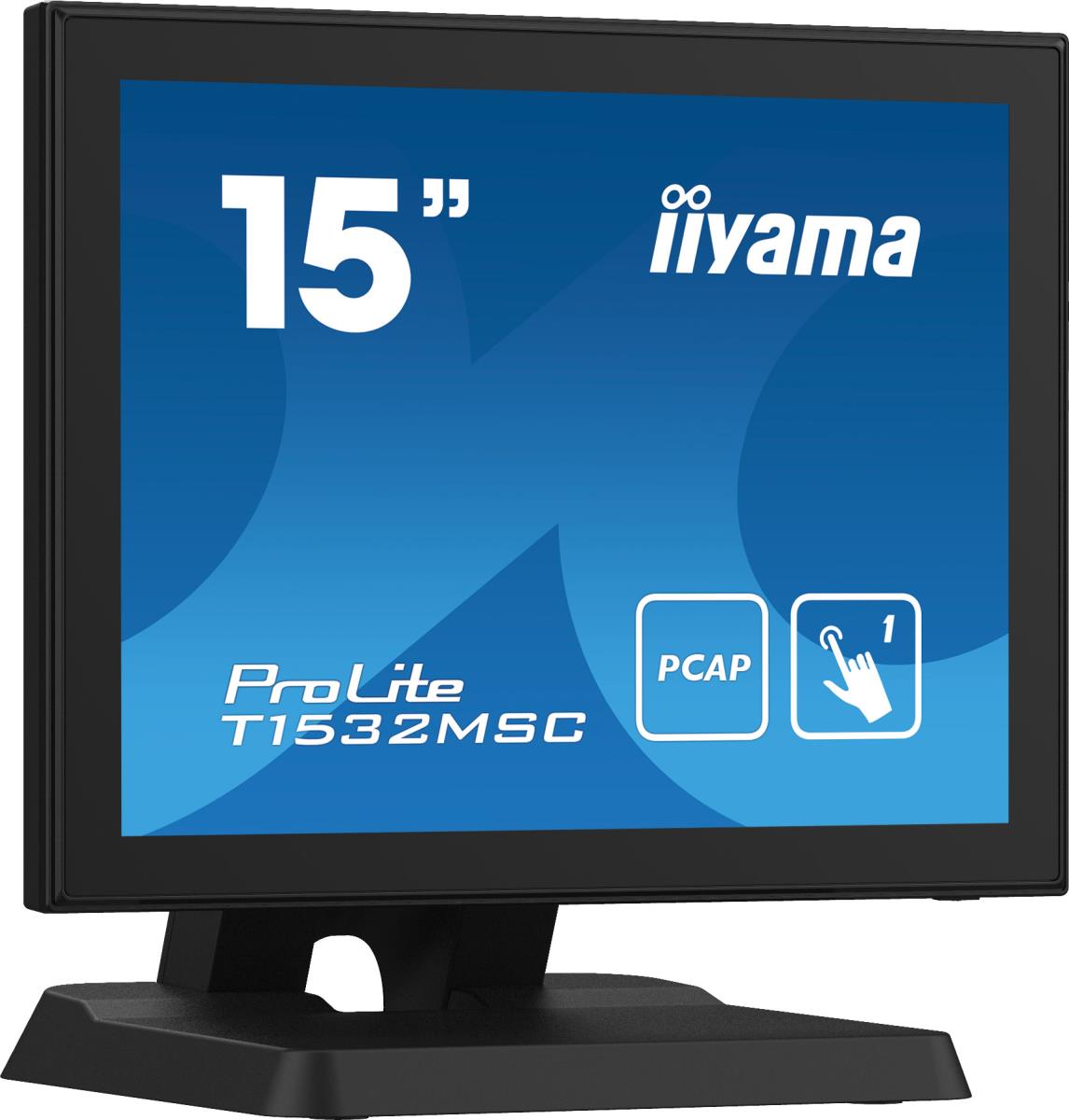 Touch Monitor - ProLite T1532MSC-B5X - 15in - 1024x768 (XGA) - Black