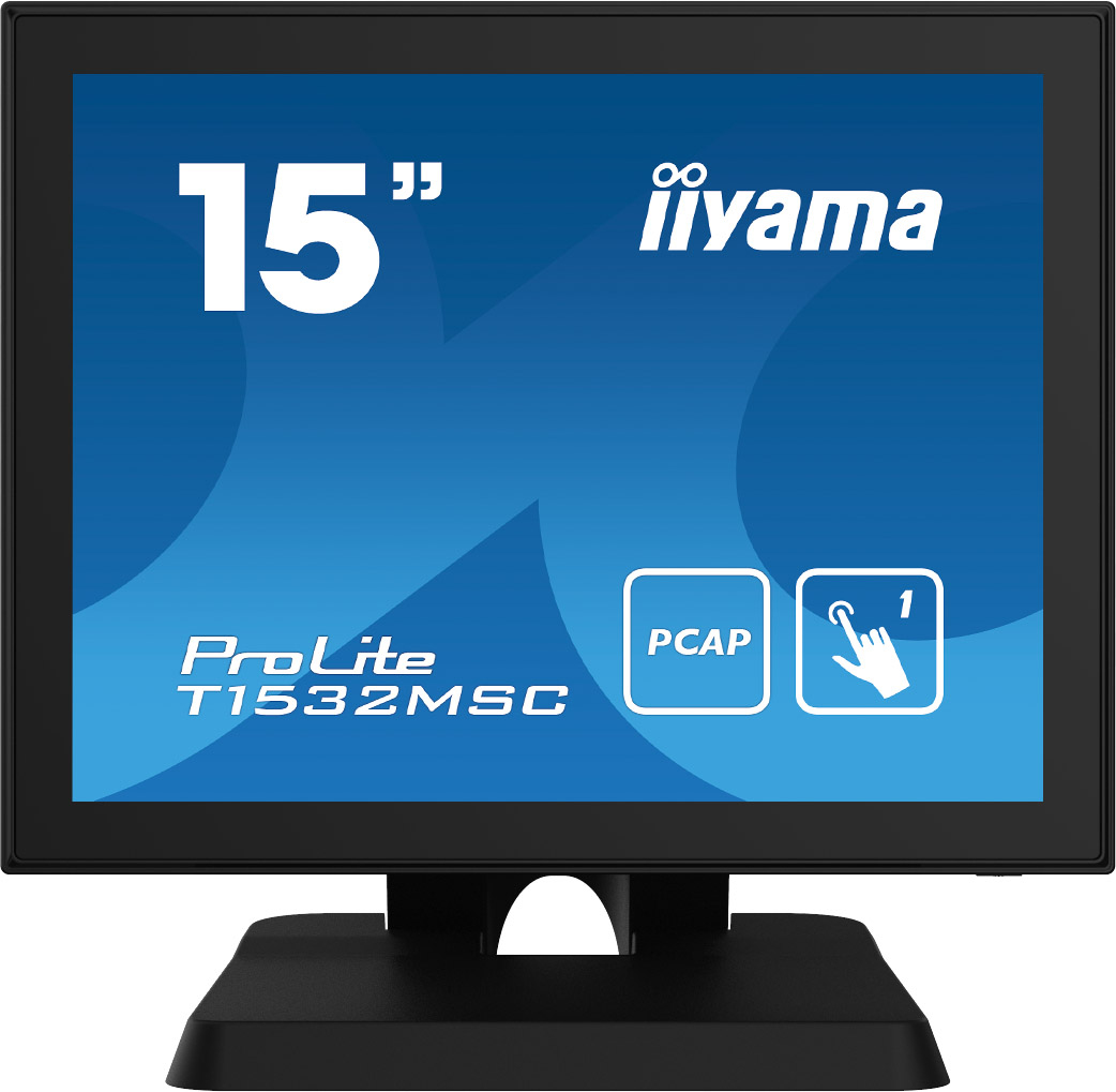 Touch Monitor - ProLite T1532MSC-B5X - 15in - 1024x768 (XGA) - Black
