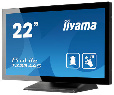Touch Monitor - ProLite T2234AS-B1 - 22in - 1920x1080 (FHD) - Black