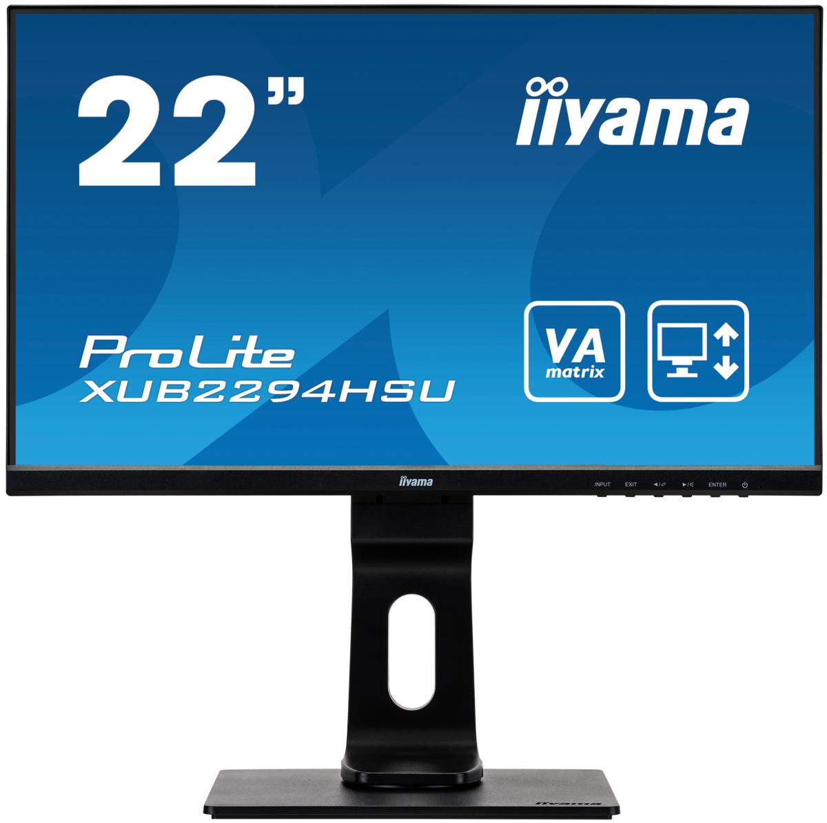 Desktop Monitor - ProLite XUB2294HSU-B1 - 22in - 1920x1080 (FHD) - Black