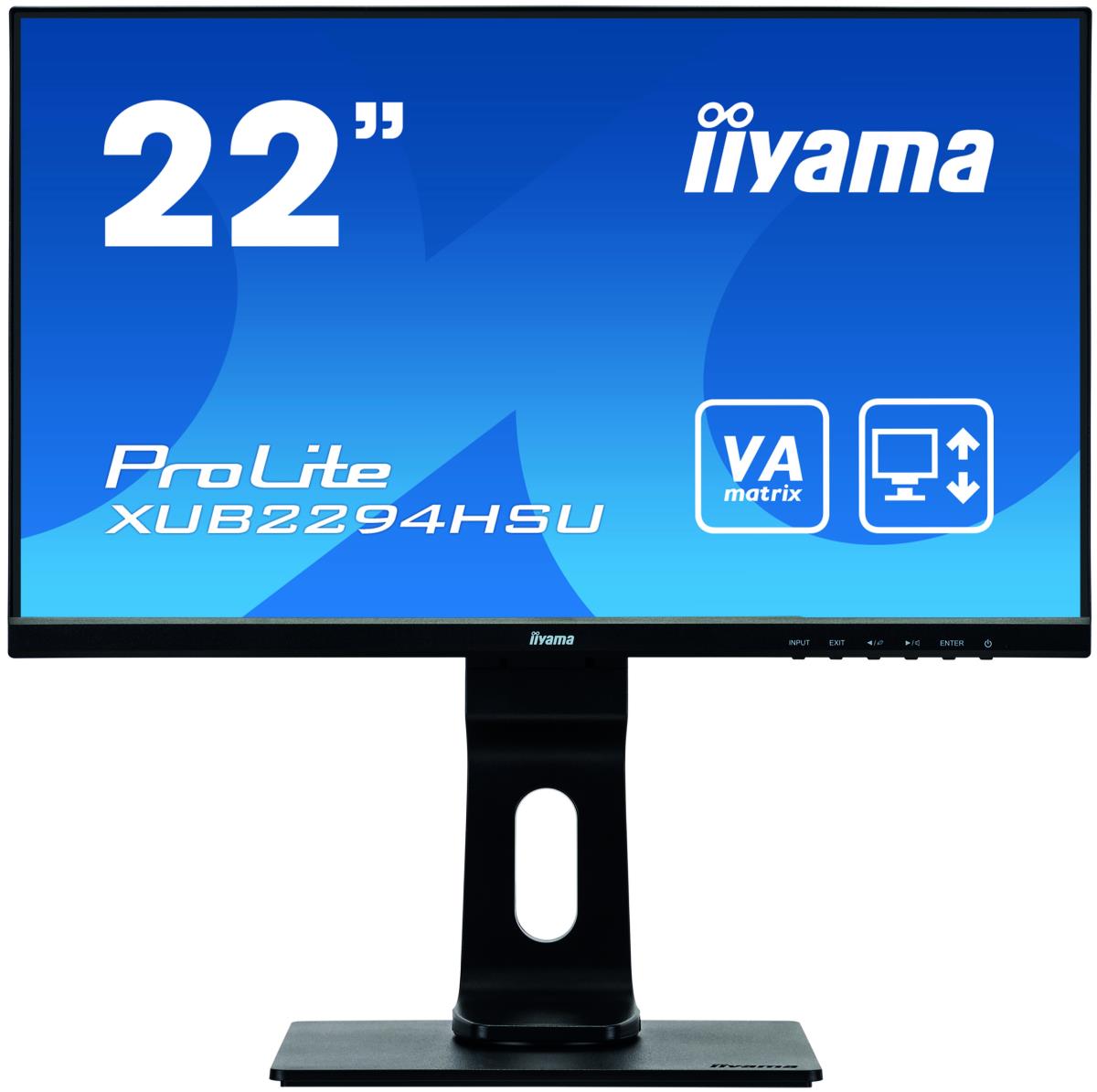 Desktop Monitor - ProLite XUB2294HSU-B1 - 22in - 1920x1080 (FHD) - Black