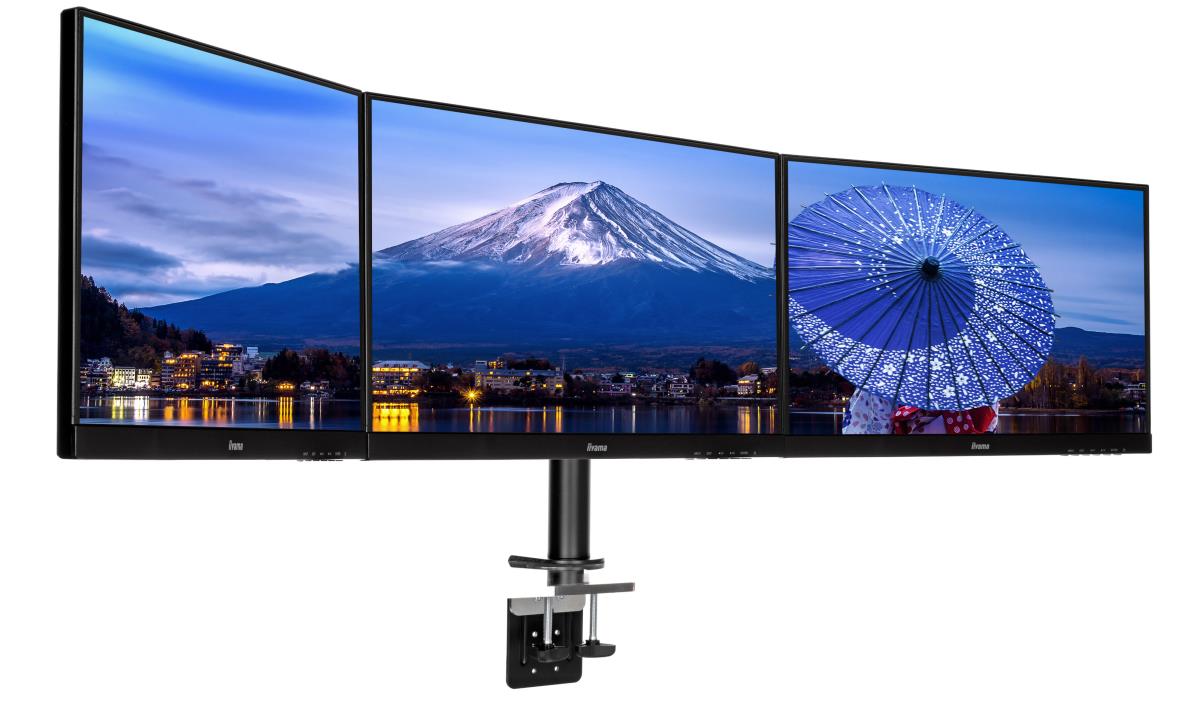 DS1003C-B1 Mounting Triple Desktop Arm