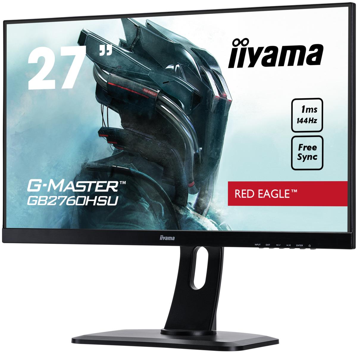 Desktop Monitor - G-MASTER GB2760HSU-B1 - 27in - 1920x1080 (FHD) - Black