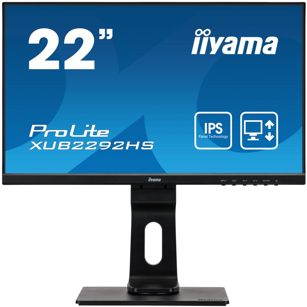 Desktop Monitor - ProLite XUB2292HS-B1 - 22in - 1920x1080 (FHD) - Black