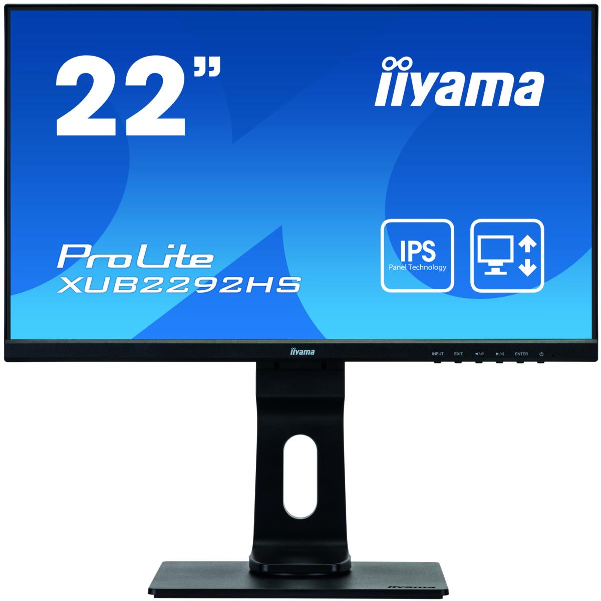 Desktop Monitor - ProLite XUB2292HS-B1 - 22in - 1920x1080 (FHD) - Black
