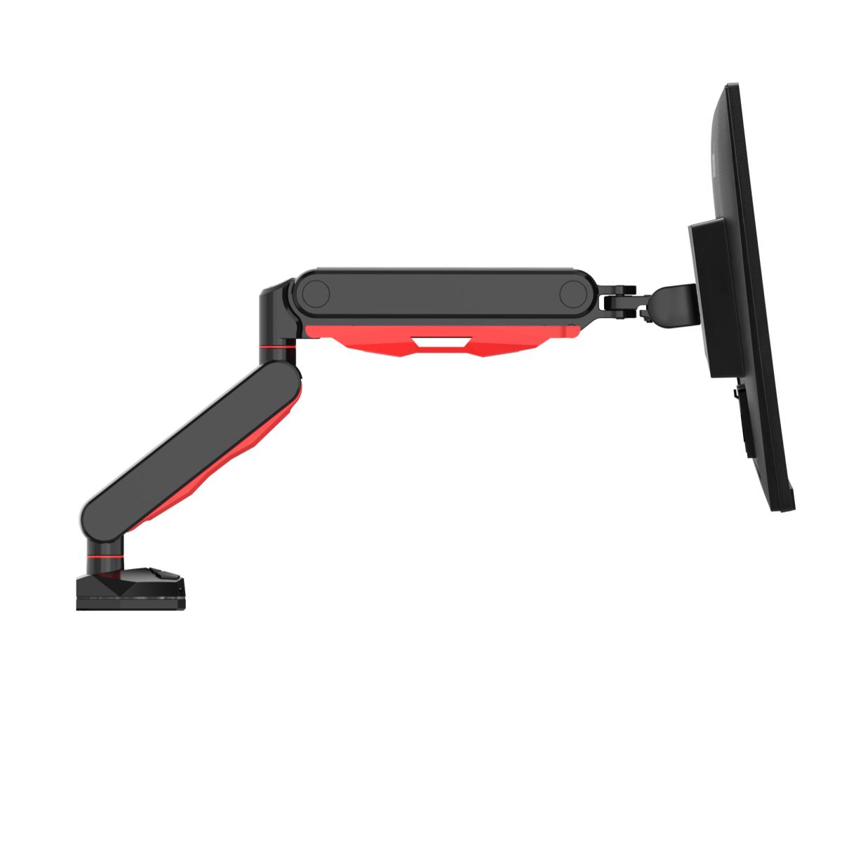 Gaming Gas Spring Desk Mount Arm - Single Monitor - Red/Black (DSG3001C-R1)