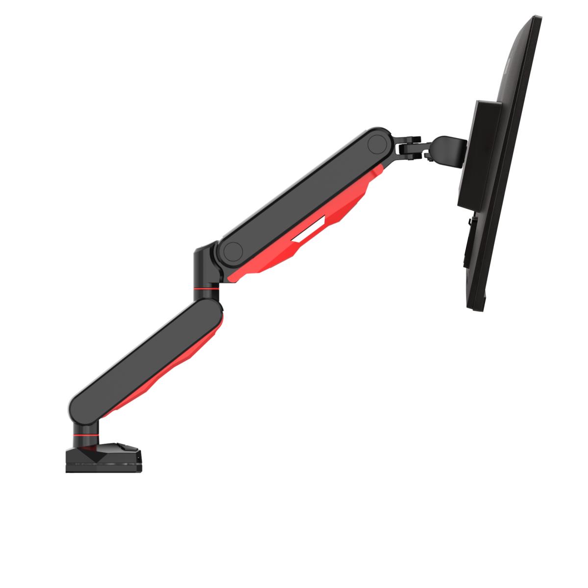 Gaming Gas Spring Desk Mount Arm - Single Monitor - Red/Black (DSG3001C-R1)