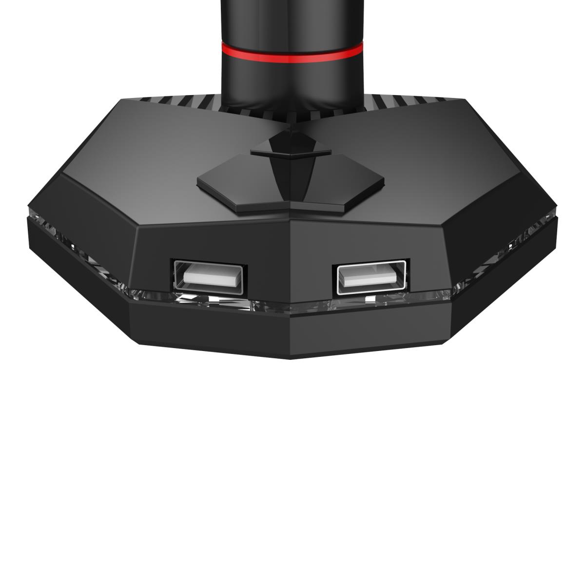 Gaming Gas Spring Desk Mount Arm - Single Monitor - Red/Black (DSG3001C-R1)